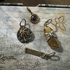 Waxing Poetic charm lot.